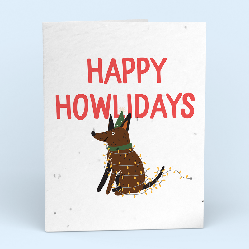 Happy Howlidays Christmas Card Pack